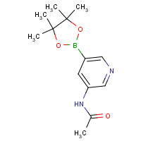 1201645-46-6 N-(5-(4,4,5,5-tetramethyl-1,3,2-dioxaborolan-2-yl)pyridin-3-yl)acetamide chemical structure