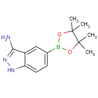 953411-16-0 5-(4,4,5,5-tetramethyl-1,3,2-dioxaborolan-2-yl)-1H-indazol-3-amine chemical structure