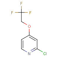 885277-01-0 2-CHLORO-4-(2,2,2-TRIFLUORO-ETHOXY)-PYRIDINE chemical structure