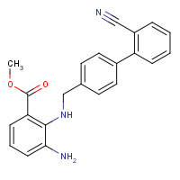 136304-78-4 Methyl 3-amino-2-(((2'-cyano-[1,1'-biphenyl]-4-yl)methyl)amino)benzoate chemical structure