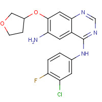 314771-76-1 (S)-N4-(3-chloro-4-fluorophenyl)-7-(tetrahydrofuran-3-yloxy)quinazoline-4,6-diaMine chemical structure