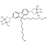 196207-58-6 (2,7-BIS(4,4,5,5-TETRAMETHYL-1,3,2-DIOXABOROLAN-2-YL)-9,9-DIOCTYLFLUORENE) chemical structure