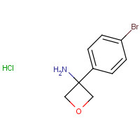 1349718-53-1 3-(4-Bromophenyl)-3-oxetanamine hydrochloride (1:1) chemical structure