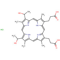17471-45-3 HEMATOPORPHYRIN HYDROCHLORIDE chemical structure