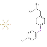 344562-80-7 [4-methylphenyl-(4-(2-methylpropyl)phenyl)]iodonium hexafluorophosphate chemical structure