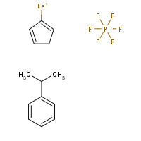 32760-80-8 (6-Cumene)(5-cyclopentadienyl)iron(II) hexafluorophosphate chemical structure