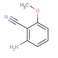 1591-37-3 2-amino-6-methoxybenzonitrile chemical structure