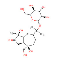 126054-77-1 2-[(3S,3aR,5R,8R,8aS)-3,8-Dihydroxy-8-(hydroxymethyl)-3-methyl-2-oxodecahydro-5-azulenyl]-2-propanyl β-D-glucopyranoside chemical structure