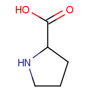 609-36-9 pyrrolidine-2-carboxylic acid chemical structure