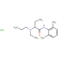 36637-19-1 (±)-N-(2,6-dimethylphenyl)-2-(ethylpropylamino)butyramide monohydrochloride chemical structure
