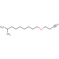 64354-92-3 3-(8-methylnonoxy)propanenitrile chemical structure