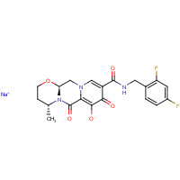 1051375-19-9 DOLUTEGRAVIR SODIUM chemical structure