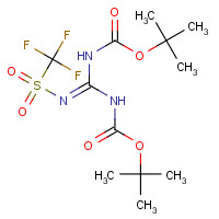 207857-15-6 1,3-Di-Boc-2-(trifluoromethylsulfonyl)guanidine chemical structure