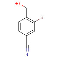 90110-98-8 3-Bromo-4-(hydroxymethyl)benzonitrile chemical structure