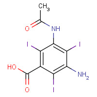 1713-07-1 3-acetamido-5-amino-2,4,6-triiodobenzoic acid chemical structure