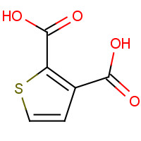 1451-95-2 thiophene-2,3-dicarboxylic acid chemical structure