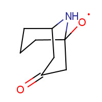 7123-92-4 9-$l^{1}-oxidanyl-9-azabicyclo[3.3.1]nonan-3-one chemical structure