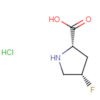 1001354-51-3 (2S,4S)-4-Fluoropyrrolidine-2-carboxylic acid hydrochloride chemical structure