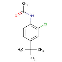 100141-30-8 N-(4-(tert-Butyl)-2-chlorophenyl)acetamide; Acetamide, N-[2-chloro-4-(1,1-dimethylethyl)phenyl]- chemical structure