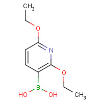 1003043-46-6 (2,6-Diethoxypyridin-3-yl)boronic acid chemical structure
