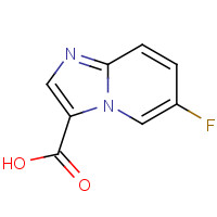1019021-85-2 6-Fluoroimidazo[1,2-a]pyridine-3-carboxylic acid chemical structure