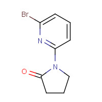 1027511-95-0 1-(6-BROMOPYRIDIN-2-YL)PYRROLIDIN-2-ONE chemical structure