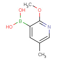 1029654-27-0 2-Methoxy-5-methylpyridine-3-boronic acid chemical structure