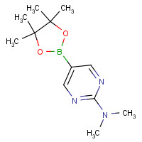 1032759-30-0 N,N-Dimethyl-5-(4,4,5,5-tetramethyl-1,3,2-dioxaborolan-2-yl)pyrimidin-2-amine chemical structure