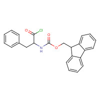103321-58-0 9H-fluoren-9-ylmethyl N-(1-chloro-1-oxo-3-phenylpropan-2-yl)carbamate chemical structure