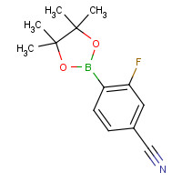 1035235-29-0 3-Fluoro-4-(4,4,5,5-tetramethyl-1,3,2-dioxaborolan-2-yl)benzonitrile chemical structure