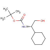 107202-39-1 (S)-tert-Butyl (1-cyclohexyl-2-hydroxyethyl)carbamate chemical structure