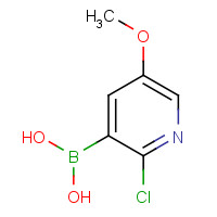 1072946-26-9 2-Chloro-5-methoxypyridine-3-boronic acid chemical structure
