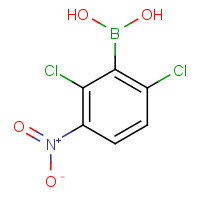 1072946-37-2 2,6-Dichloro-3-nitrophenylboronic acid chemical structure