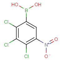 1072946-38-3 2,3,4-Trichloro-5-nitrophenylboronic acid chemical structure