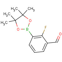 1112209-40-1 2-Fluoro-3-(4,4,5,5-tetramethyl-1,3,2-dioxaborolan-2-yl)benzaldehyde chemical structure