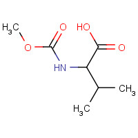 111398-44-8 Methoxycarbonylamino-3-methyl-butyric acid chemical structure