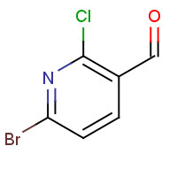 1125410-08-3 6-Bromo-2-chloronicotinaldehyde chemical structure