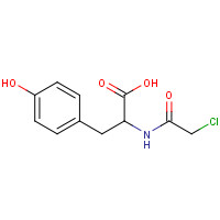 1145-56-8 N-Chloroacetyl-L-tyrosine chemical structure