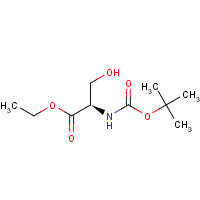 1146954-88-2 (R)-Ethyl 2-((tert-butoxycarbonyl)amino)-3-hydroxypropanoate chemical structure