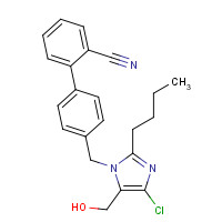 114772-55-3 4'-[(2-BUTYL-4-CHLORO-5-HYDROXYMETHYL-1H-IMIDAZOL-1-YL)METHYL]-1,1'-BIPHENYL-2-CARBONITRILE chemical structure