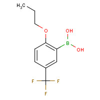 1162257-29-5 2-PROPOXY-5-(TRIFLUOROMETHYL)PHENYLBORONIC ACID chemical structure