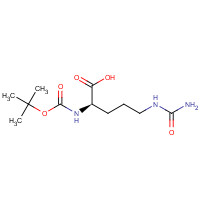 121080-95-3 Boc-D-Cit-OH chemical structure