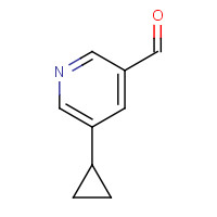 1211589-30-8 5-cyclopropylnicotinaldehyde chemical structure
