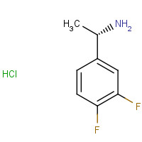 1212972-48-9 (S)-1-(3,4-Difluorophenyl)ethanamine hydrochloride chemical structure