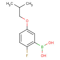 1217500-65-6 2-FLUORO-5-ISOBUTOXYPHENYLBORONIC ACID chemical structure