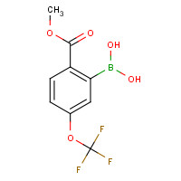 1217500-75-8 2-(METHOXYCARBONYL)-5-(TRIFLUOROMETHOXY)PHENYLBORONIC ACID chemical structure