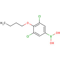 1218790-72-7 4-BUTOXY-3,5-DICHLOROPHENYLBORONIC ACID chemical structure