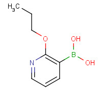 1218790-85-2 2-PROPOXYPYRIDINE-3-BORONIC ACID chemical structure