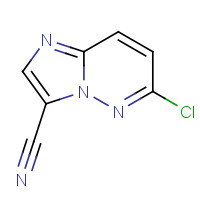123531-54-4 6-CHLORO-IMIDAZO[1,2-B]PYRIDAZINE-3-CARBONITRILE chemical structure