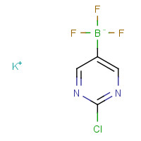1245906-70-0 potassium (2-chloropyrimidin-5-yl)trifluoroborate chemical structure